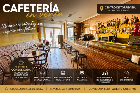 Commercial property in Torrevieja, Alicante, Spain 56 sq.m. No. 197201