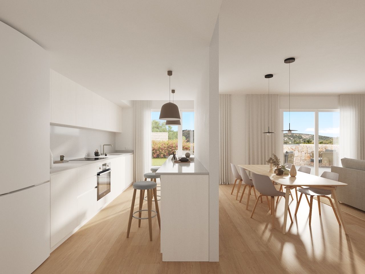 Kaupunkipientalo Finestrat, Alicante, Espanja 3 makuuhuonetta, 128 m2 No. 197311