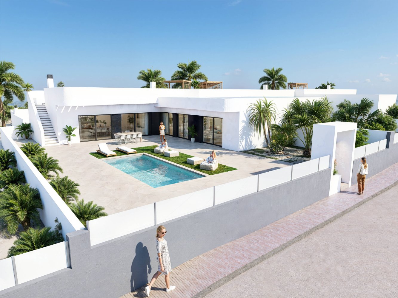 Villa i Algorfa, Alicante, Spanien 3 sovrum, 109 kvm. Nr. 198399