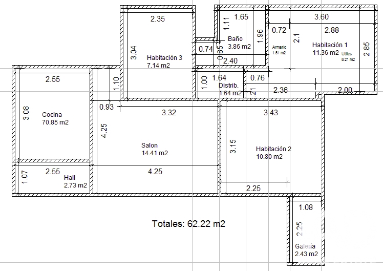 Apartment in Valladolid, Spain 3 bedrooms, 77 sq.m. No. 187551