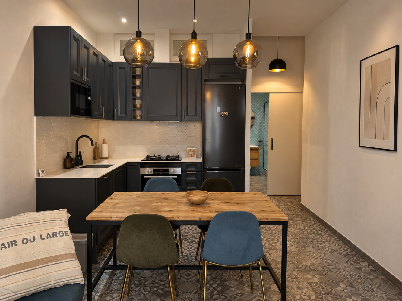 Apartament w Eixample, Barcelona, Hiszpania 2 sypialnie, 60 mkw. nr 199921