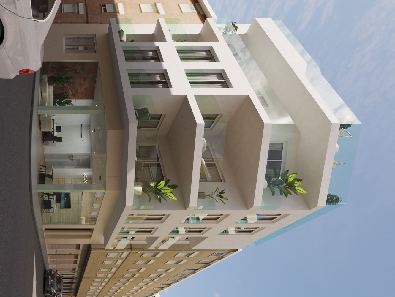 Apartament w Guardamar del Segura, Alicante, Hiszpania 1 sypialnia, 56 mkw. nr 197580