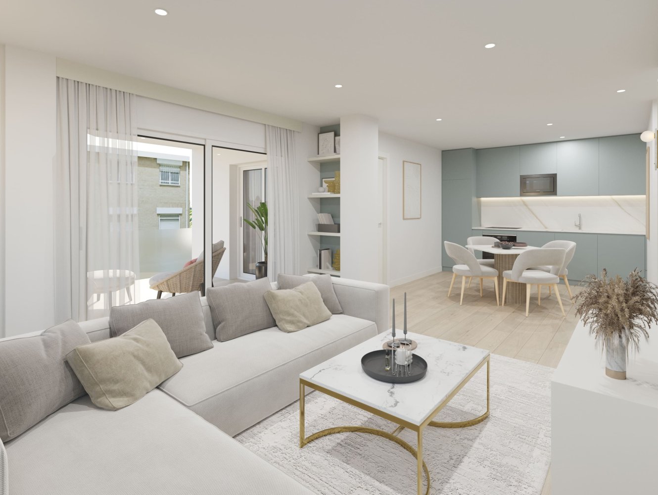 Apartament w Guardamar del Segura, Alicante, Hiszpania 1 sypialnia, 56 mkw. nr 197580
