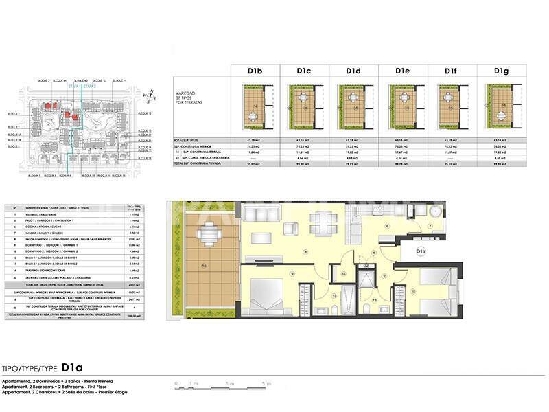 Dzīvoklis Torrevieja, Alicante, Spānijā 1 istaba, 56 m2 Nr. 200026