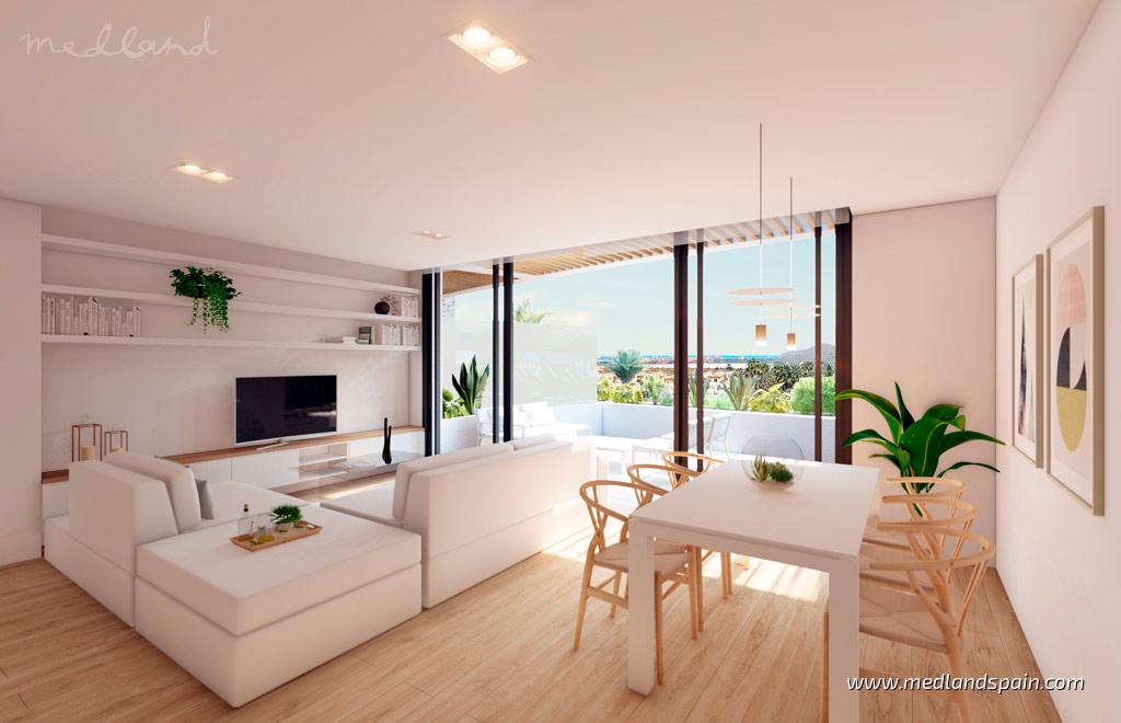 Apartament w La Manga del Mar Menor, Murcia, Hiszpania 3 sypialnie, 143 mkw. nr 197640