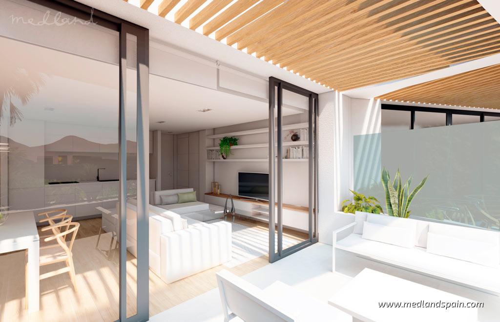 Apartament w La Manga del Mar Menor, Murcia, Hiszpania 3 sypialnie, 143 mkw. nr 197640