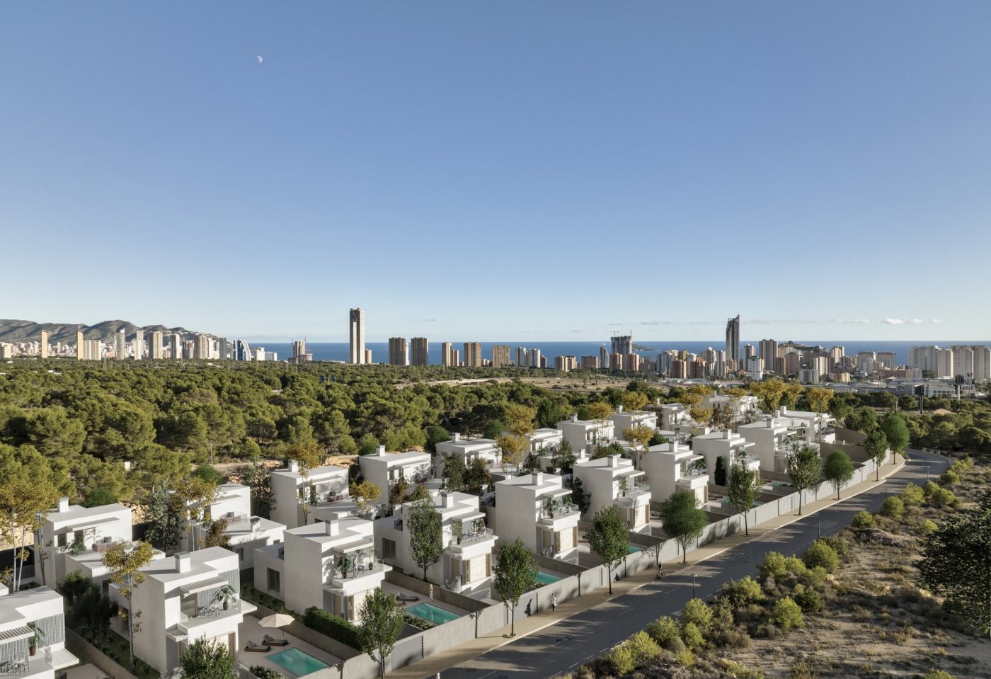 Villa a Finestrat, Alicante, Spagna 3 camere da letto, 191 mq. N° 197492