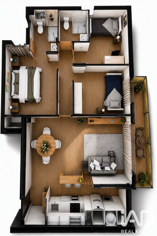 Dzīvoklis Coslada, Madrid, Spānijā 3 istabas, 88 m2 Nr. 197774