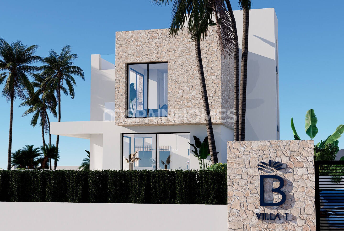 Villa i Finestrat, Alicante, Spanien 3 sovrum, 330 kvm. Nr. 121083