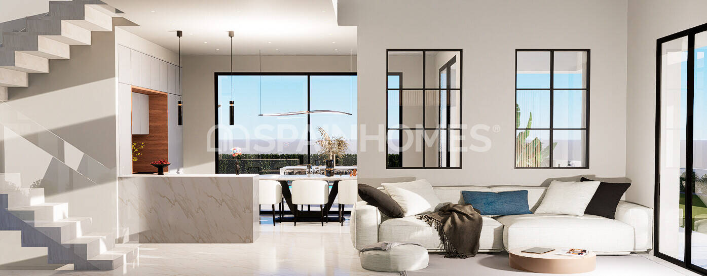 Villa i Finestrat, Alicante, Spanien 3 sovrum, 330 kvm. Nr. 121083