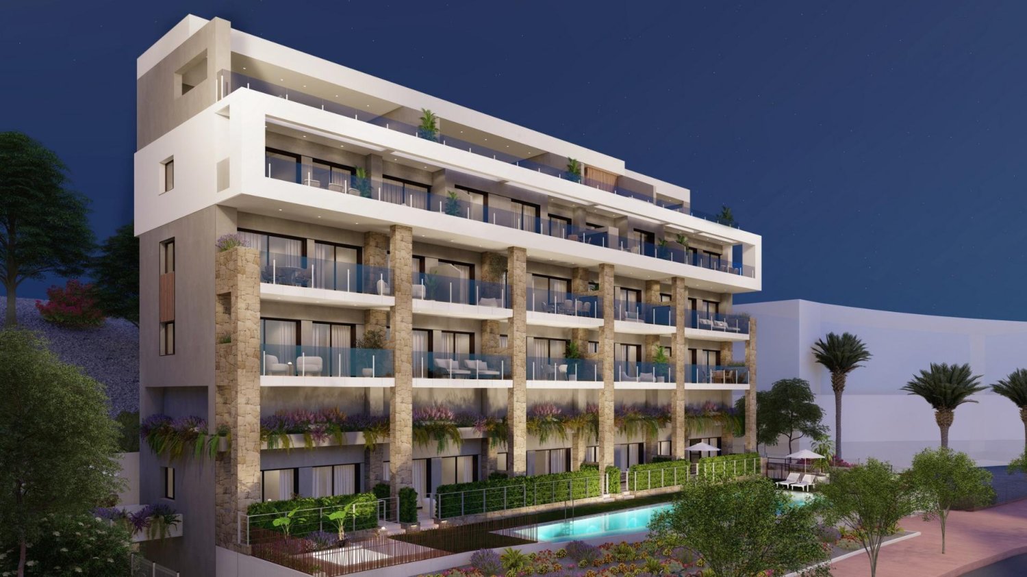 Apartament w Villajoyosa, Alicante, Hiszpania 2 sypialnie, 65 mkw. nr 197572