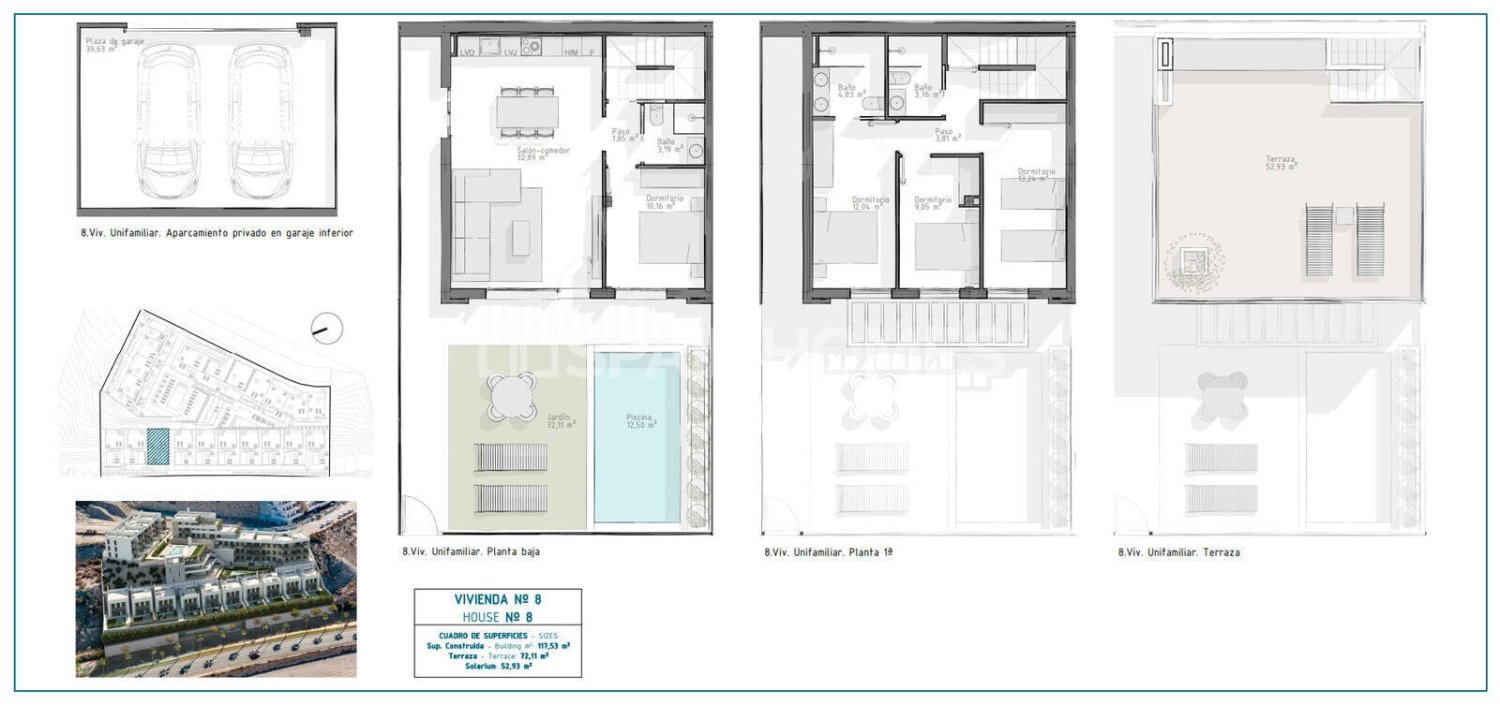 Villa Aguilas, Murcia, Spānijā 4 istabas, 117 m2 Nr. 121081
