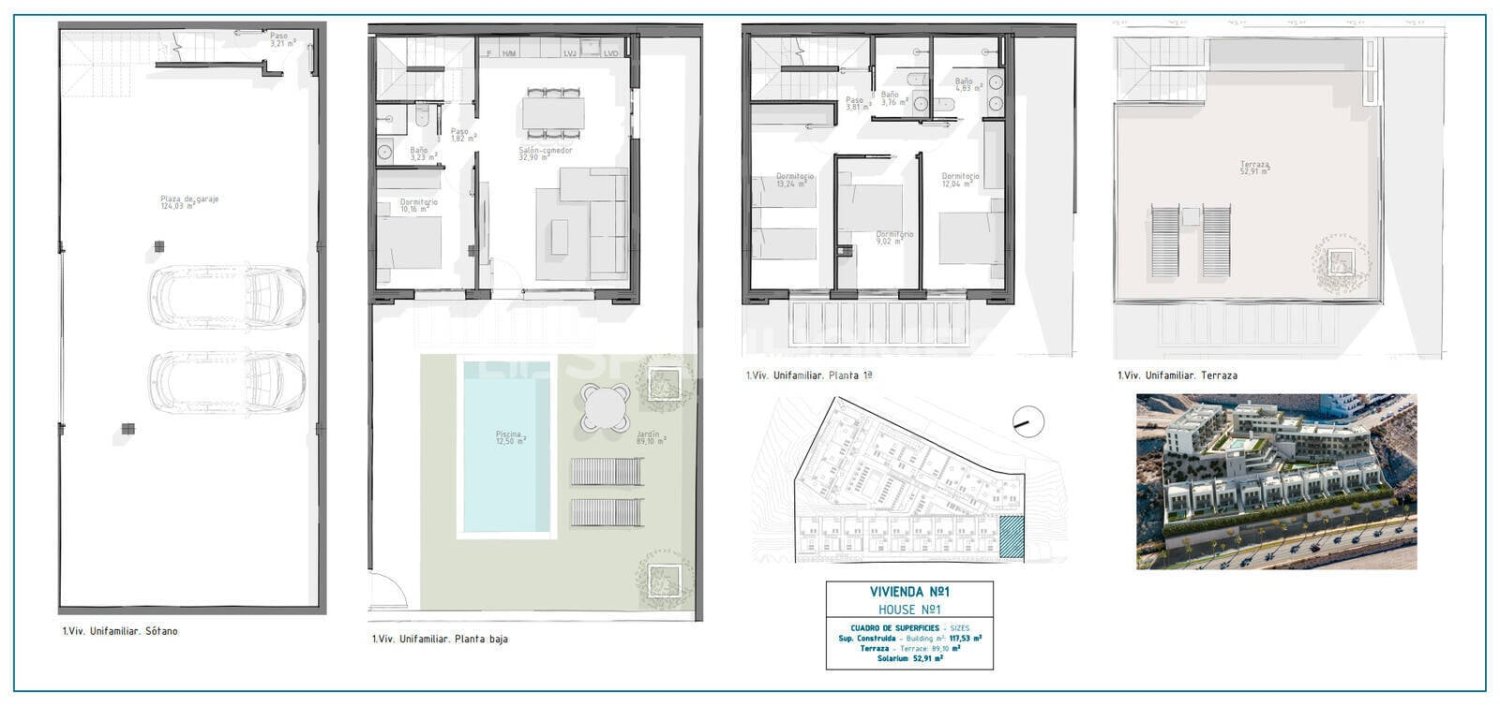 Villa Aguilas, Murcia, Spānijā 4 istabas, 117 m2 Nr. 121081
