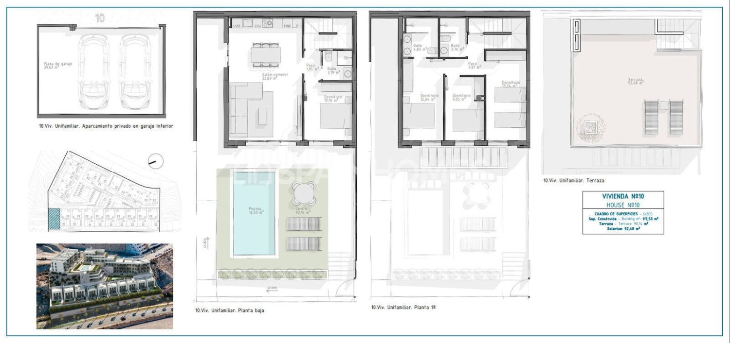 Villa Aguilas, Murcia, Spānijā 4 istabas, 117 m2 Nr. 121081