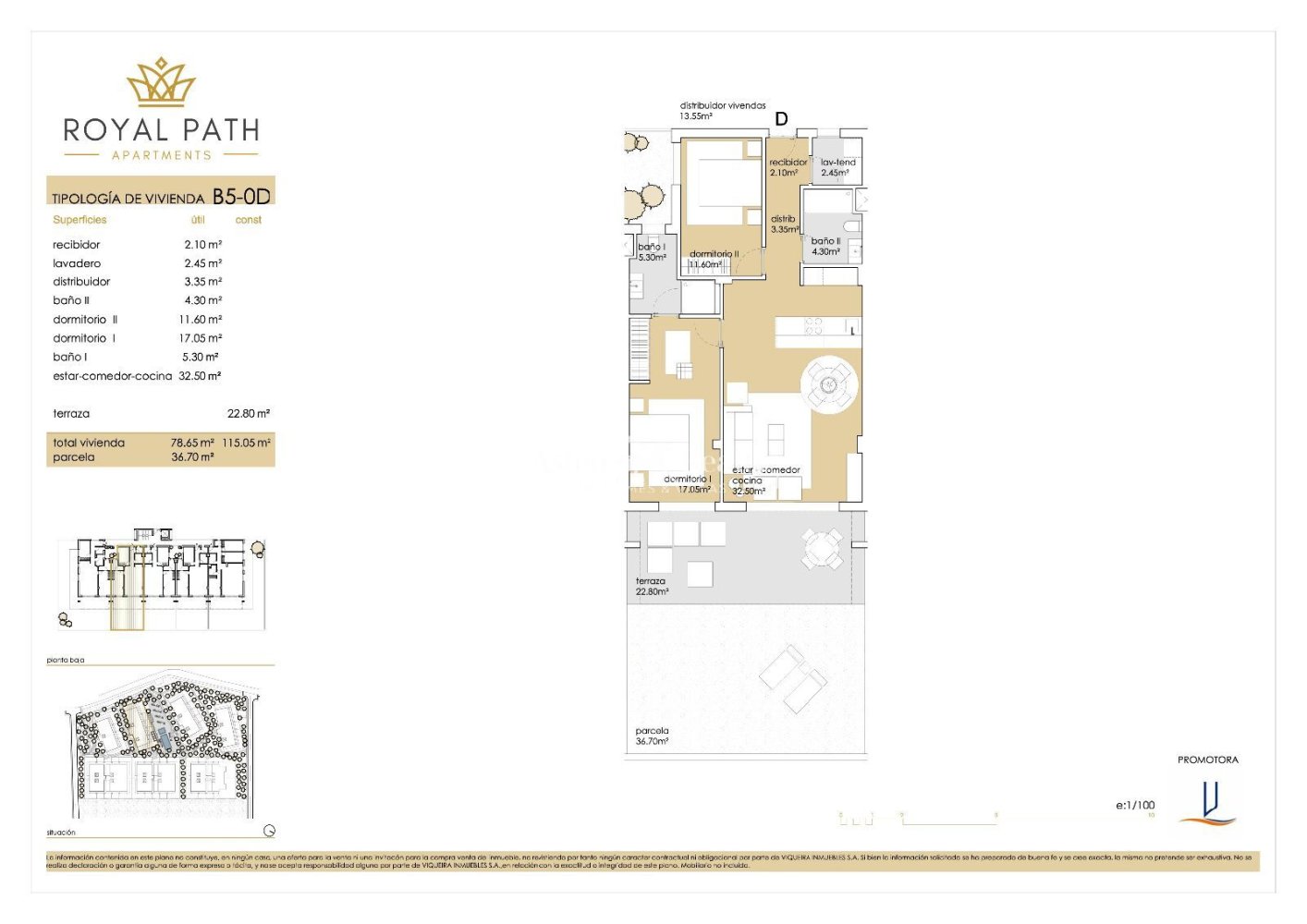Apartament w La Orotava, Tenerife, Hiszpania 2 sypialnie, 116 mkw. nr 199818
