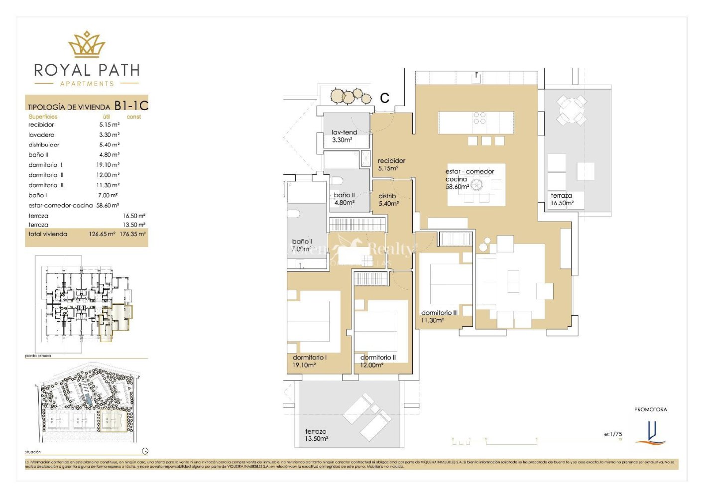 Apartament w La Orotava, Tenerife, Hiszpania 2 sypialnie, 116 mkw. nr 199818