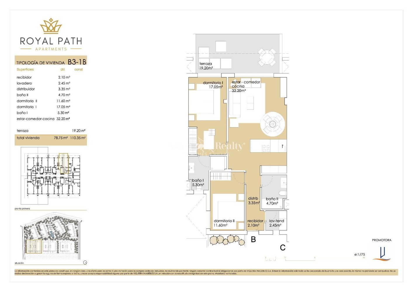 Apartament w La Orotava, Tenerife, Hiszpania 2 sypialnie, 116 mkw. nr 199818