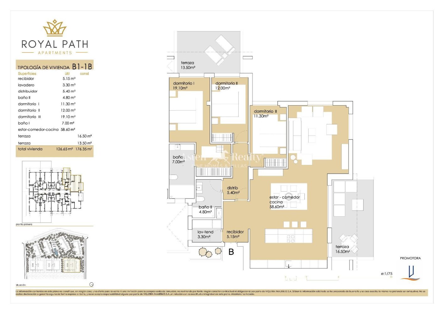 Apartament w La Orotava, Tenerife, Hiszpania 2 sypialnie, 116 mkw. nr 199818