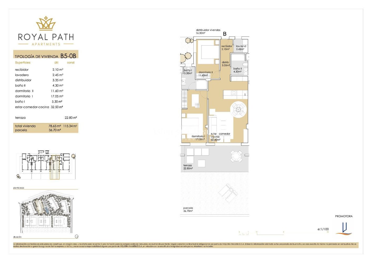Apartament w La Orotava, Tenerife, Hiszpania 2 sypialnie, 116 mkw. nr 199818