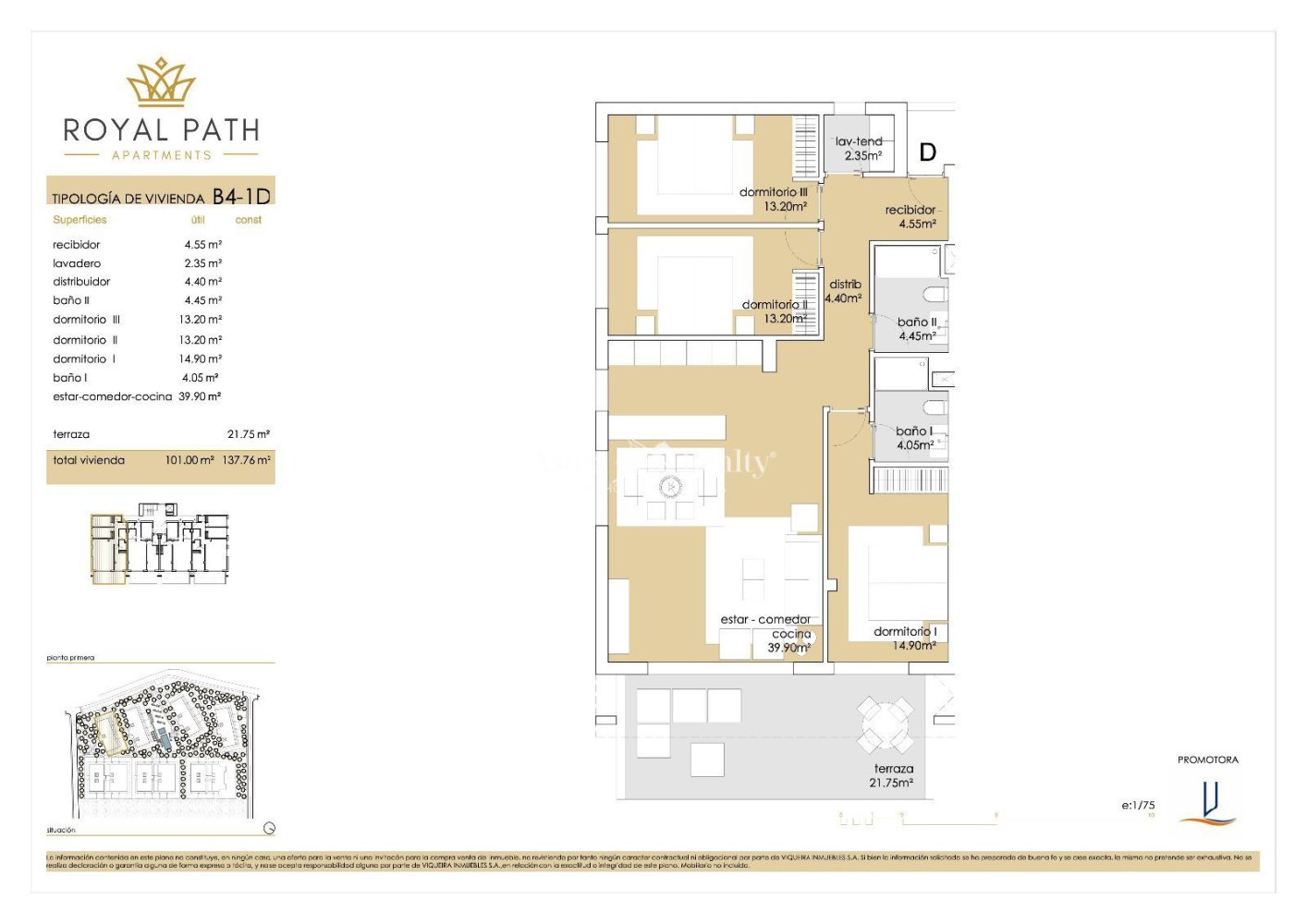 Apartament w La Orotava, Tenerife, Hiszpania 2 sypialnie, 116 mkw. nr 199818