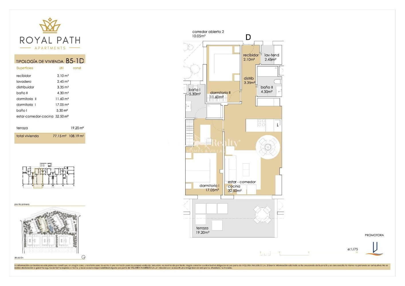 Apartament w La Orotava, Tenerife, Hiszpania 2 sypialnie, 116 mkw. nr 199818