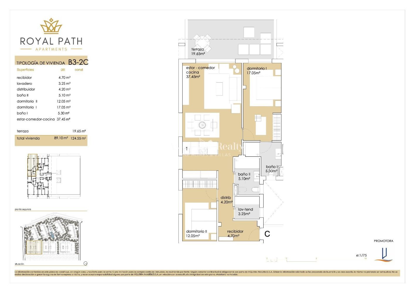 Apartament w La Orotava, Tenerife, Hiszpania 2 sypialnie, 116 mkw. nr 199818