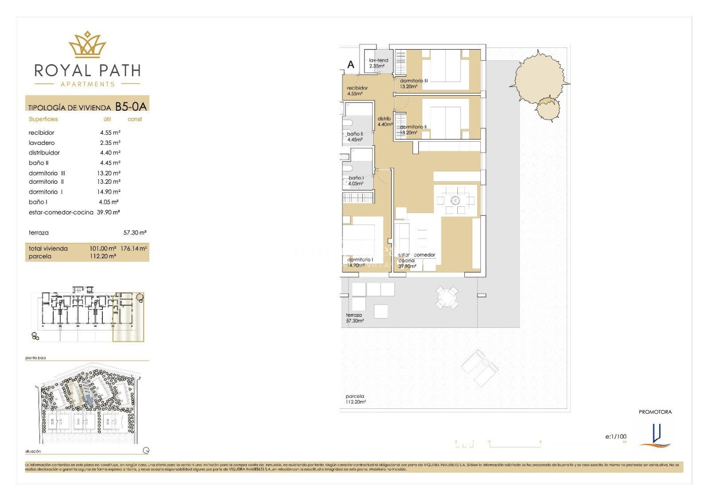 Apartament w La Orotava, Tenerife, Hiszpania 2 sypialnie, 116 mkw. nr 199818