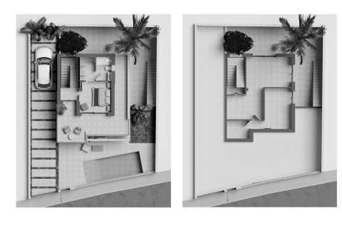 Villa floor plan «Green Villa», 2 bedrooms in Green Villa