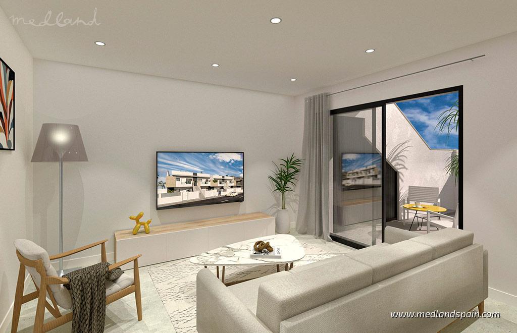 Huoneisto Lo Pagan, Murcia, Espanja 2 makuuhuonetta, 85 m2 No. 167863