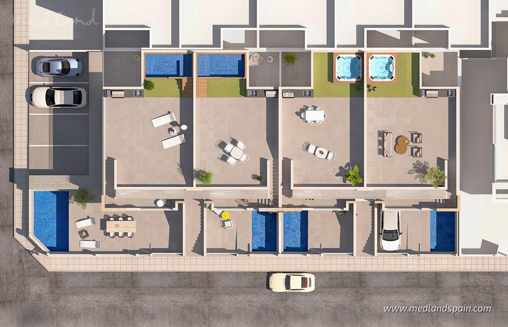 Wohnung in Lo Pagan, Murcia, Spanien 2 Schlafzimmer, 84 m2 Nr. 167864