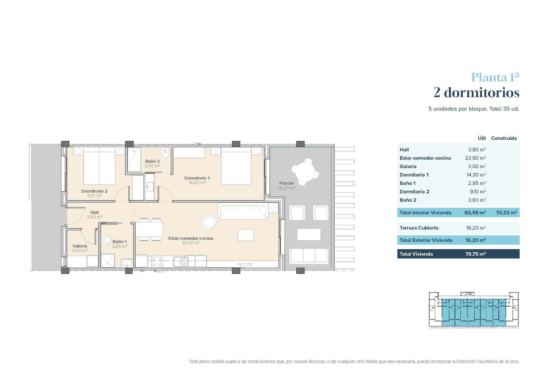Apartament w Vera, Almeria, Hiszpania 2 sypialnie, 70 mkw. nr 180961