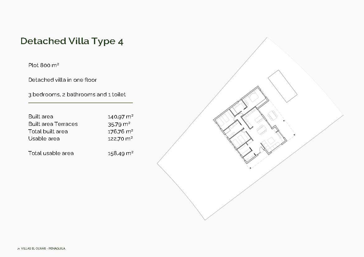 Villa in Penaguila, Alicante, Spain 3 bedrooms, 140 sq.m. No. 141674