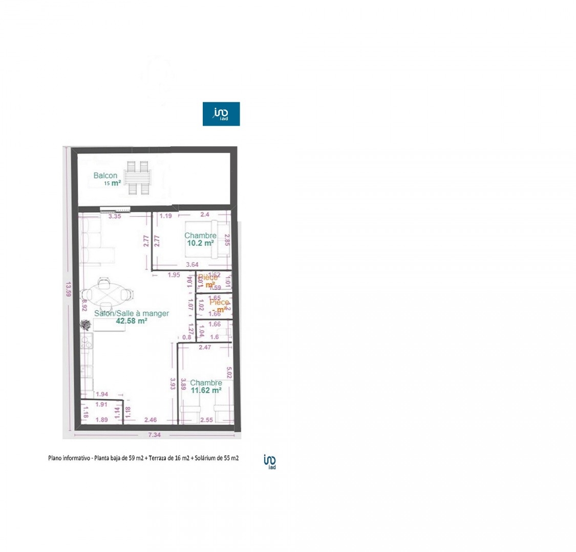Penthouse in San Juan De Los Terreros, Almeria, Spain 2 bedrooms, 119 sq.m. No. 153912