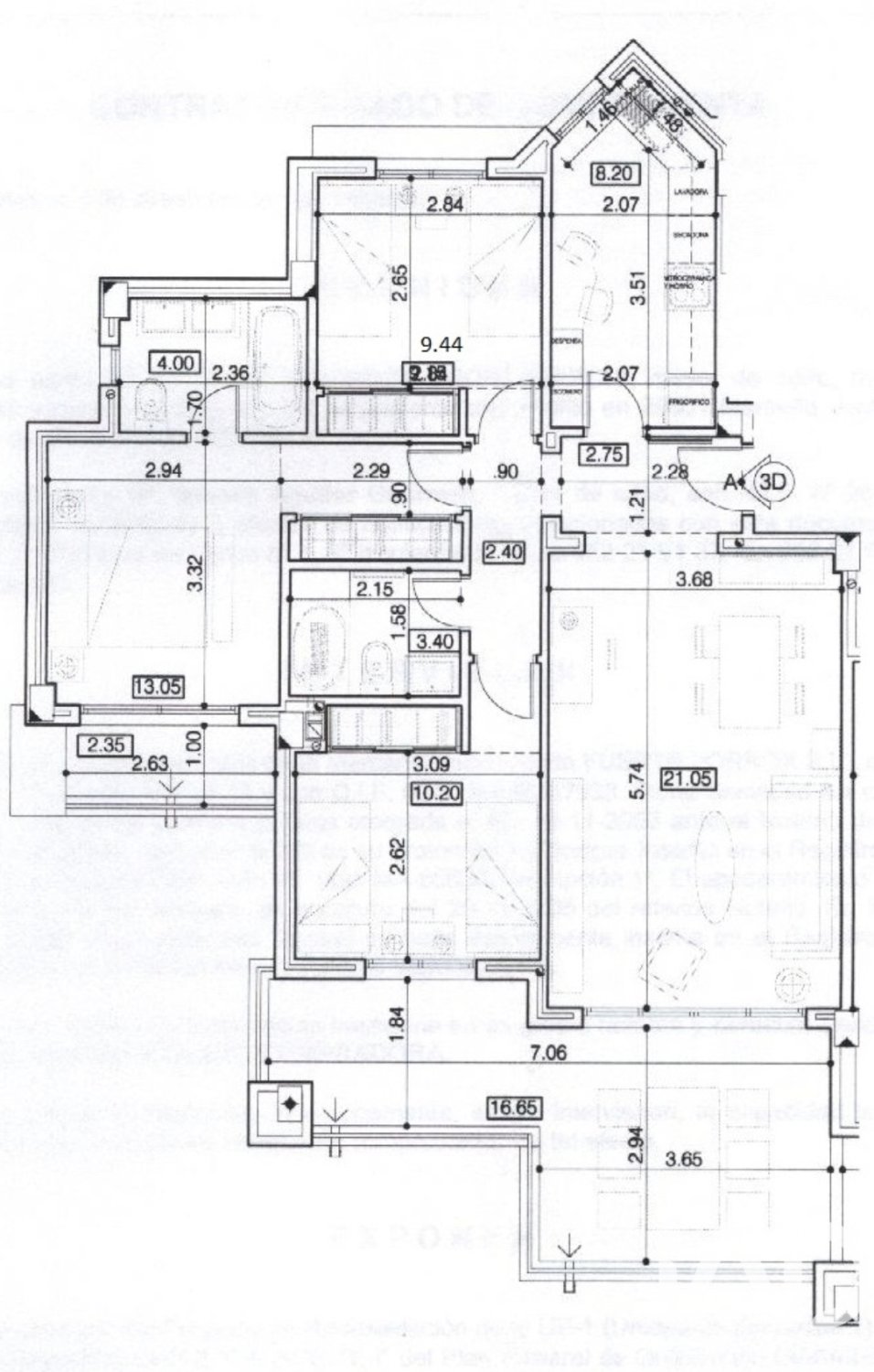 Квартира в Торрокс, Малага, Испания 3 спальни, 110м2 №188348