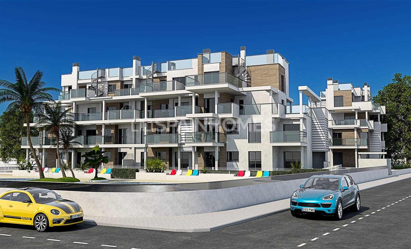Apartamento en Dénia, Alicante, España 3 dormitorios, 82 m2 No. 149507