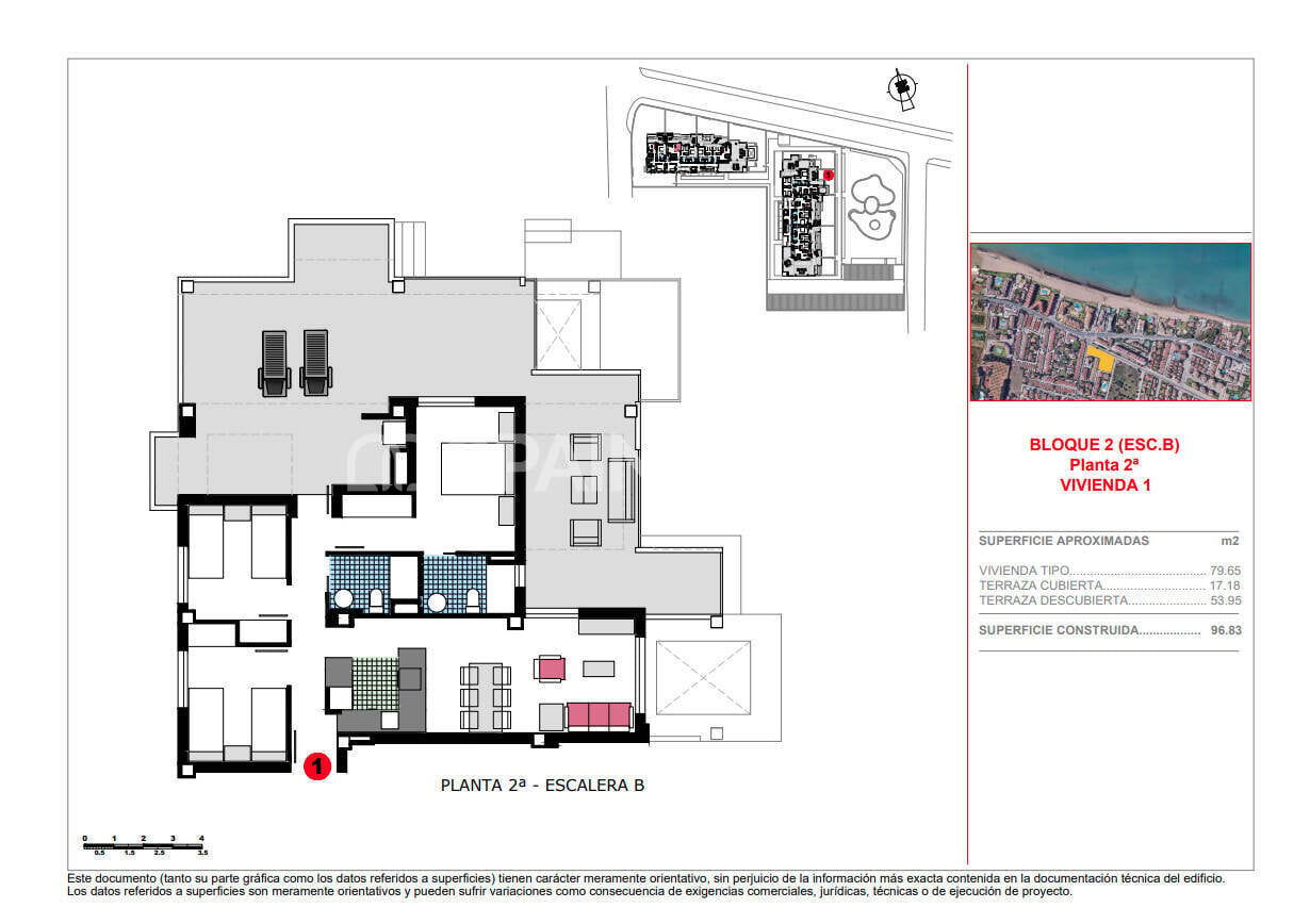 Apartamento en Dénia, Alicante, España 3 dormitorios, 82 m2 No. 149507