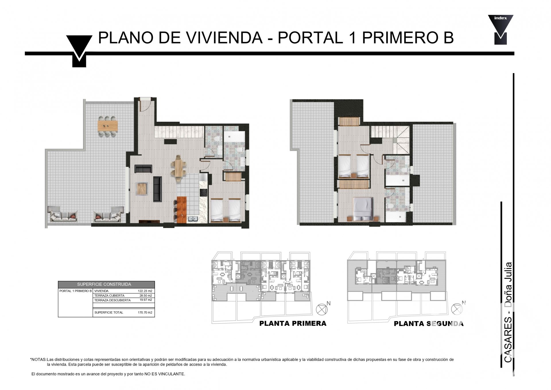 Apartamento en Casares, Málaga, España 3 dormitorios, 206.05 m2 No. 196601