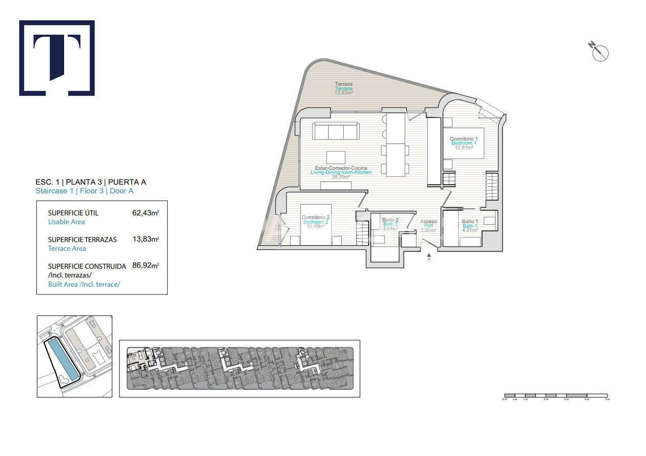 Huoneisto Villajoyosa, Alicante, Espanja 2 makuuhuonetta, 66 m2 No. 139737