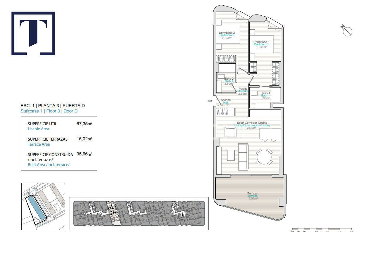 Huoneisto Villajoyosa, Alicante, Espanja 2 makuuhuonetta, 66 m2 No. 139737