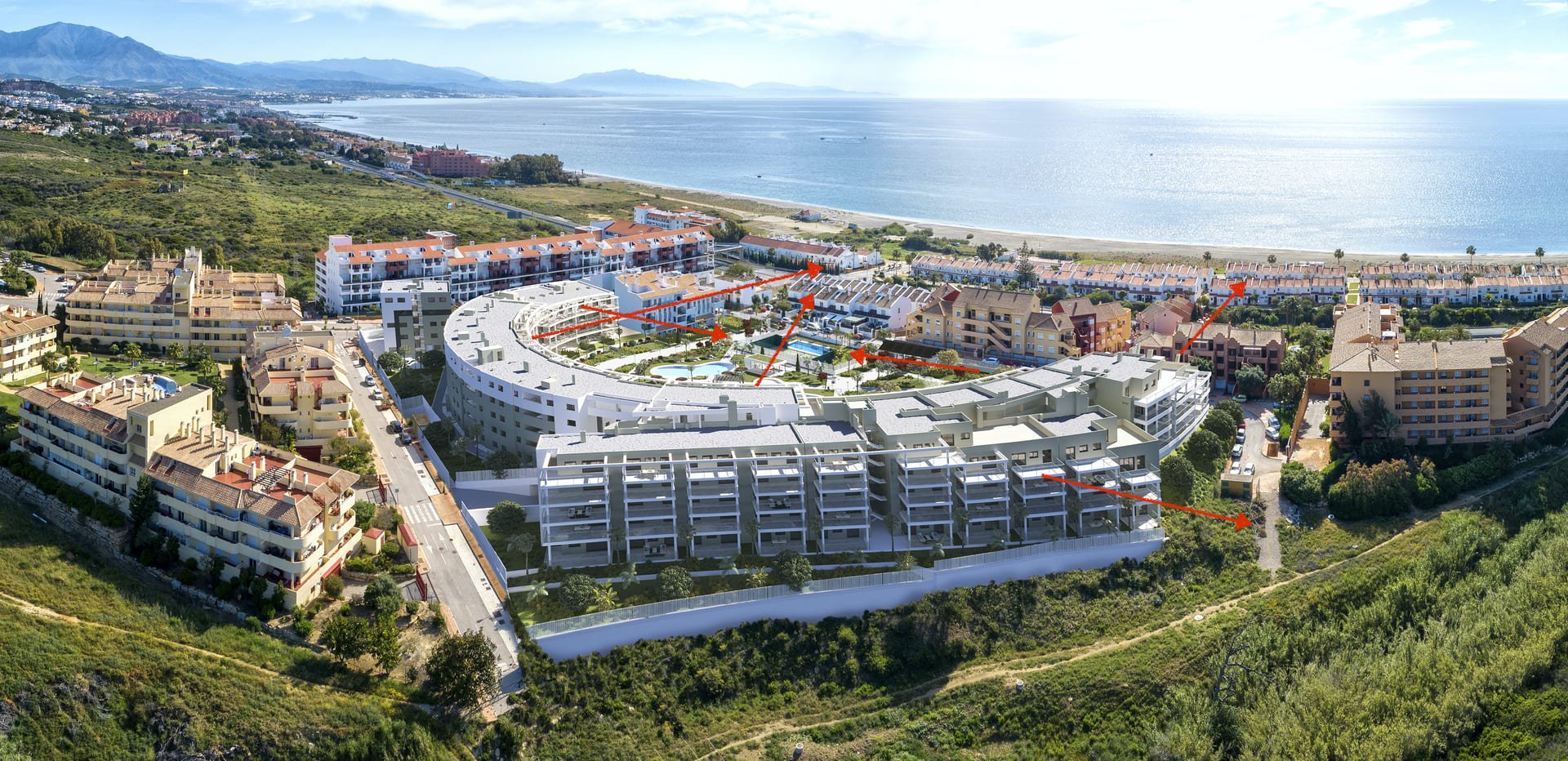 Wohnung in Manilva, Malaga, Spanien 3 Schlafzimmer, 101 m2 Nr. 180343