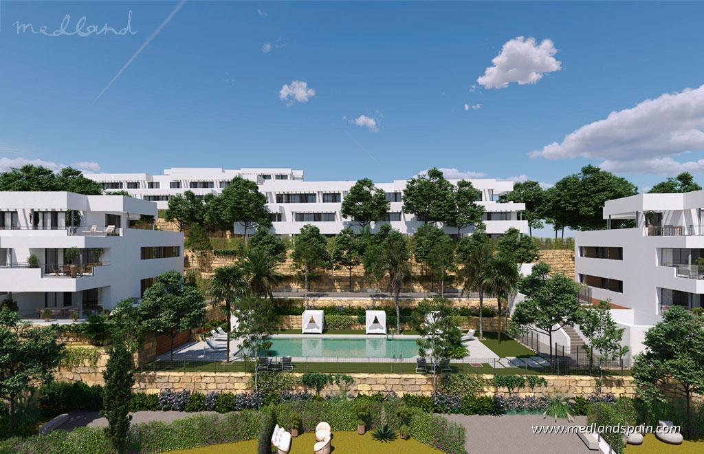 Lägenhet i Casares, Malaga, Spanien 2 sovrum, 86 kvm. Nr. 132905