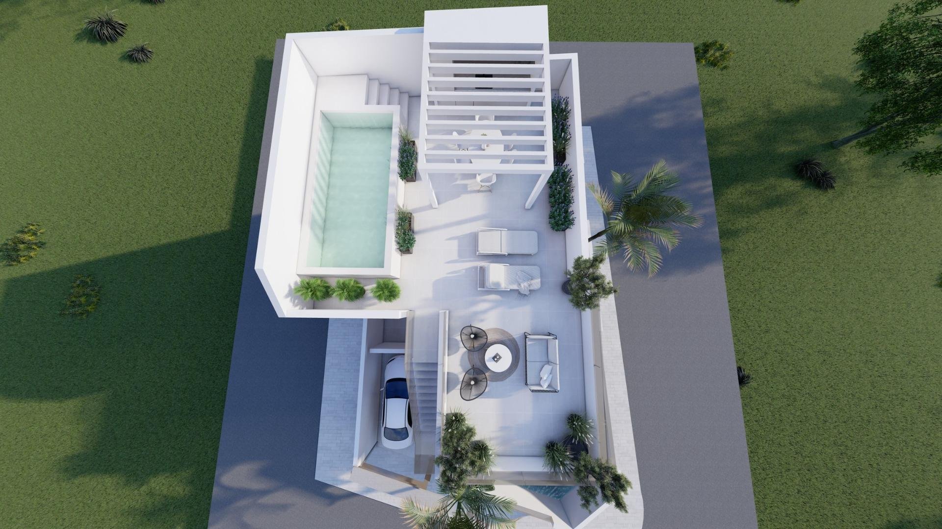 Bungalow a Pilar de la Horadada, Alicante, Spagna 2 camere da letto, 90 mq. N° 147958