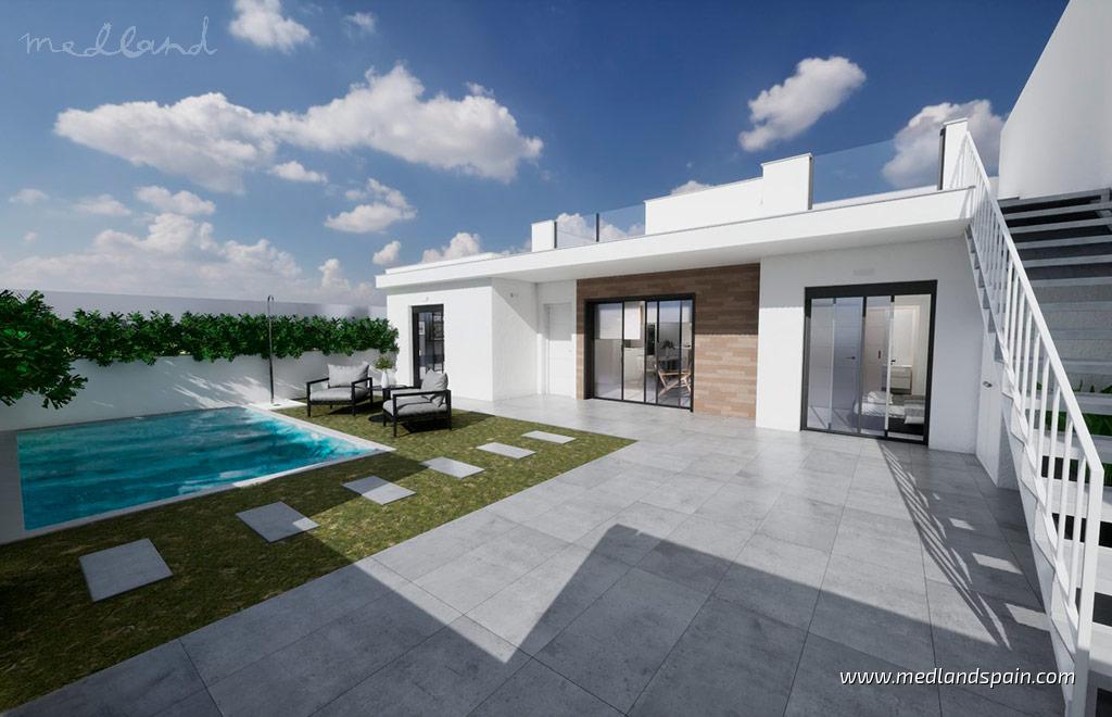 Villa a Torre-Pacheco, Murcia, Spagna 3 camere da letto, 84 mq. N° 186922