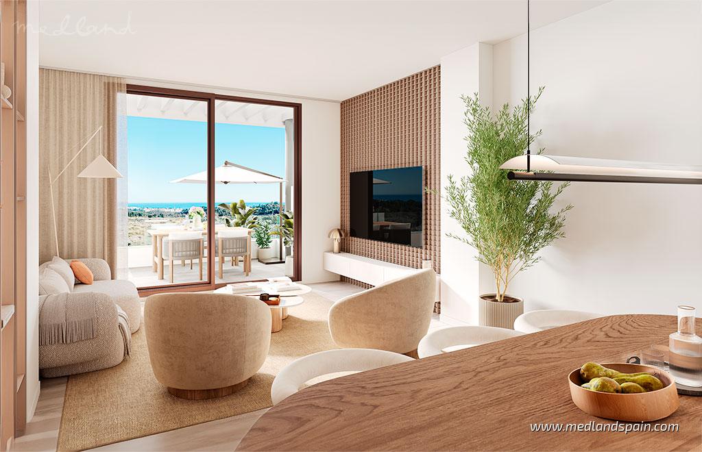 Apartment à Mijas Costa, Malaga, Espagne 3 chambres, 125 m2 No. 181832