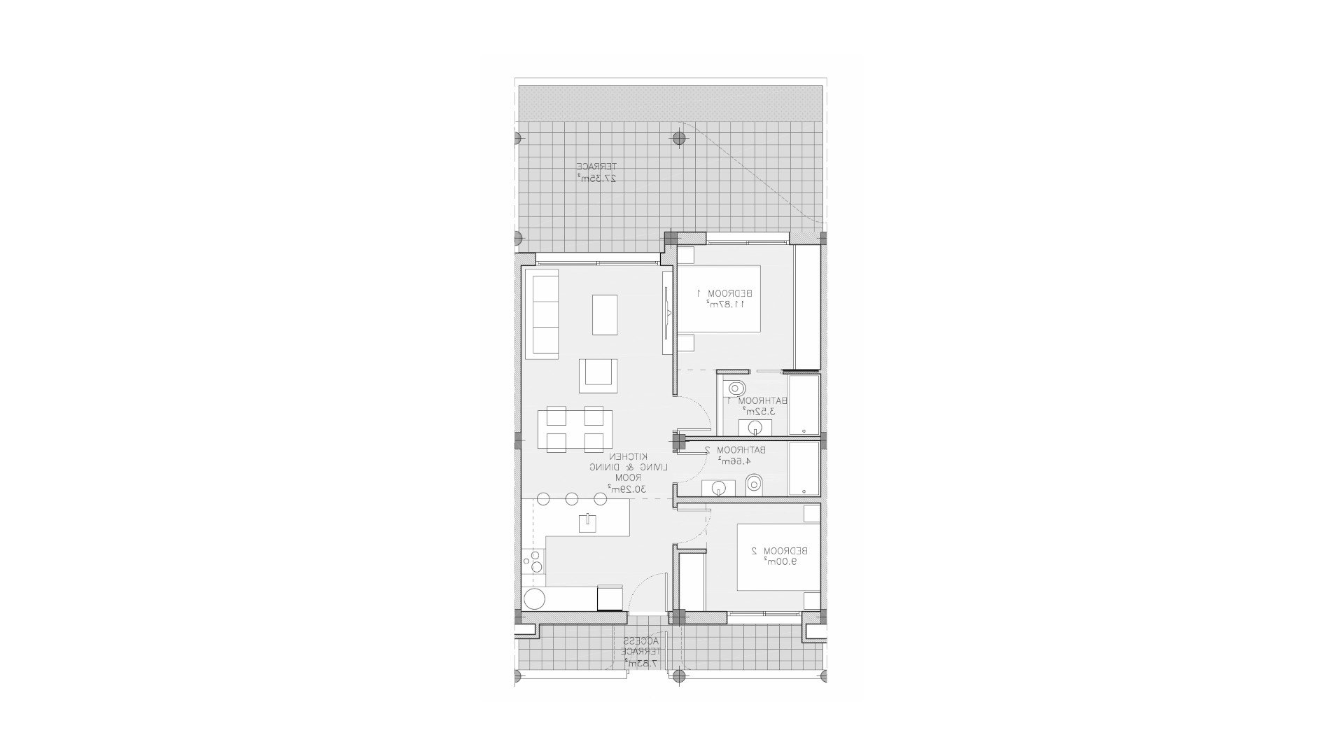 Apartamento en SERENA BREEZE 2 Apartments, Los Alcázares, Murcia, España 2 dormitorios, 80.17 m2 No. 156128
