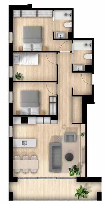 Appartamento a Lloret de Mar, Girona, Spagna 2 camere da letto, 79 mq. N° 137407