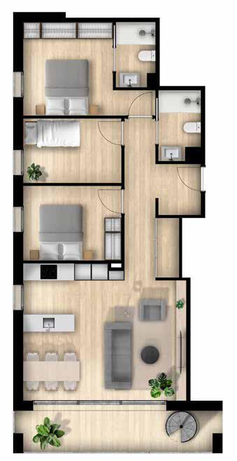 Appartamento a Lloret de Mar, Girona, Spagna 2 camere da letto, 79 mq. N° 137407