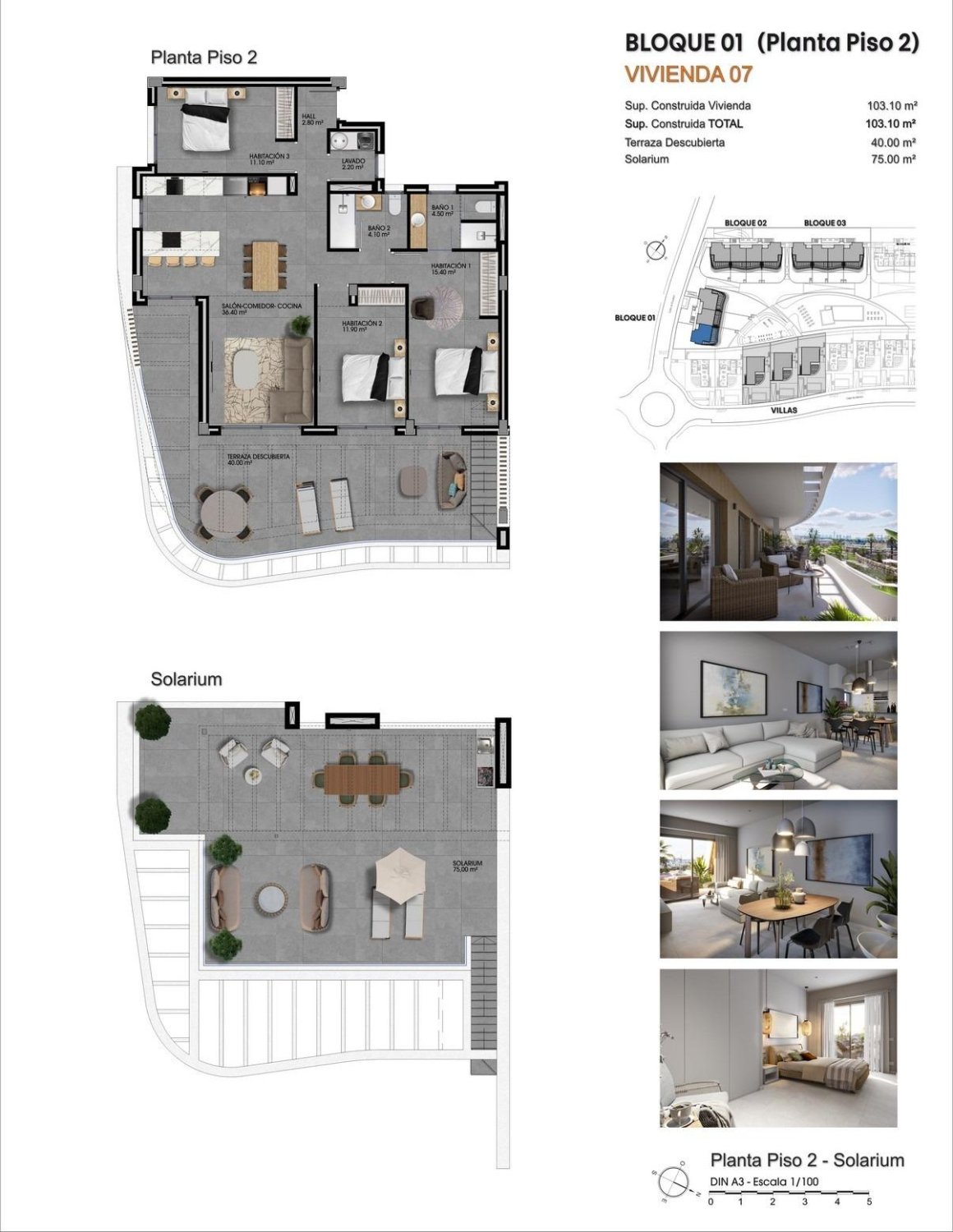 Penthauss Finestrat, Alicante, Spānijā 3 istabas, 103 m2 Nr. 142905