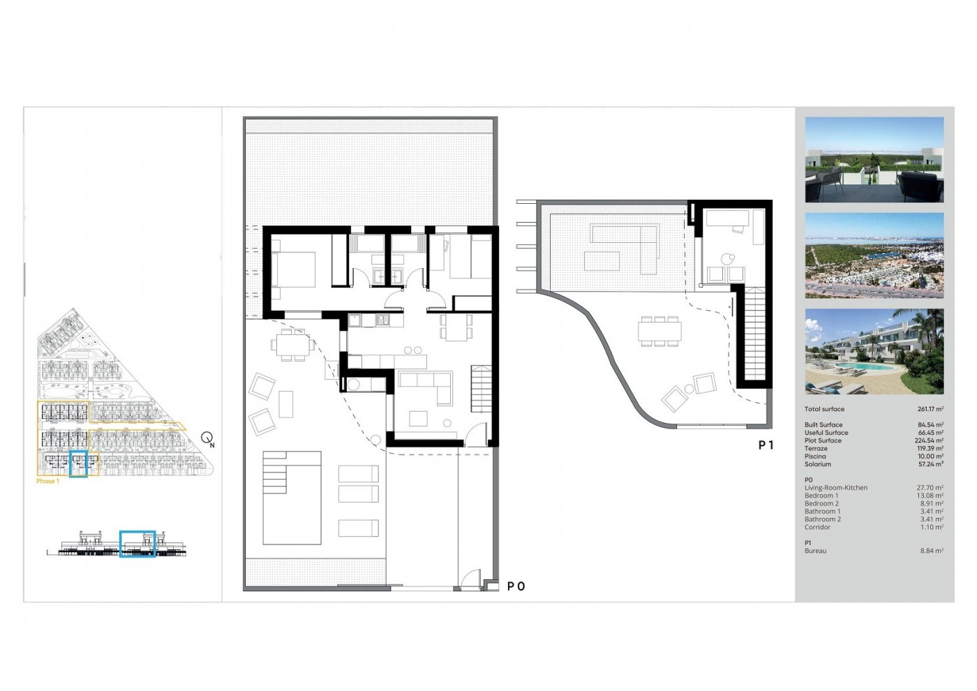 Villa i Torrevieja, Alicante, Spanien 3 sovrum, 84 kvm. Nr. 187227