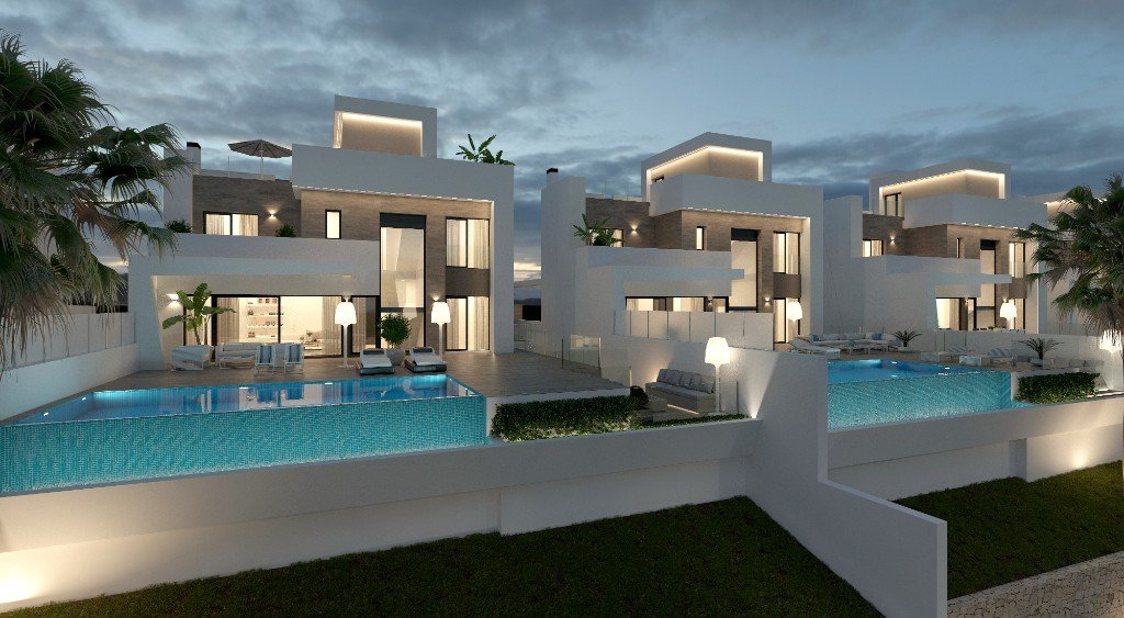 Villa Finestrat, Alicante, Spānijā 4 istabas, 426 m2 Nr. 144932